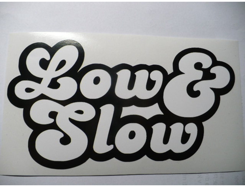 Sticker Low&Slow - 15cm