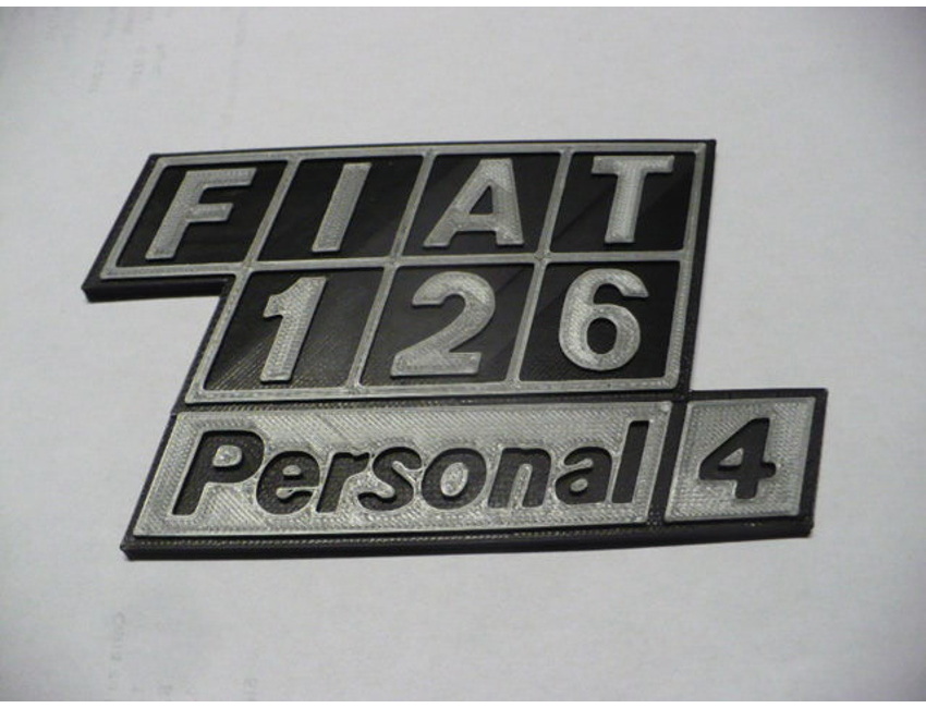 Znak Fiat 126 personal 4 vyssi